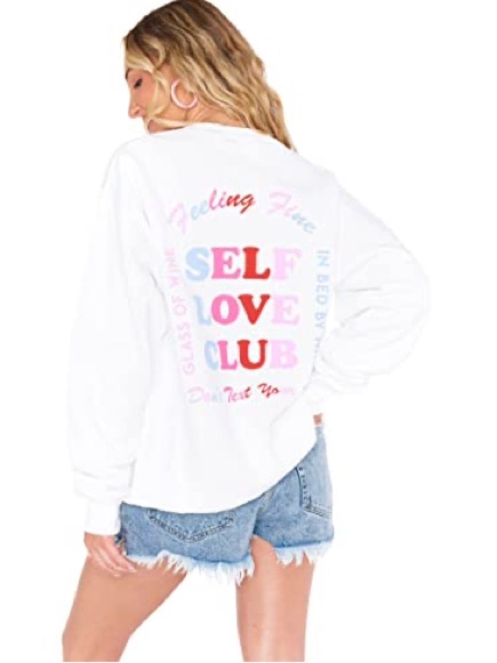 Show Me Your MuMu stanley “ self love club” oversized sweatshirt